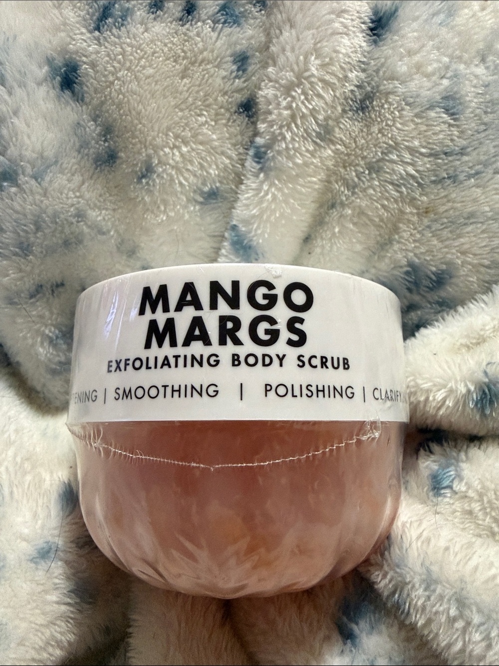 TRULY Mango Margs Exfoliating Body Scrub - White & Peach